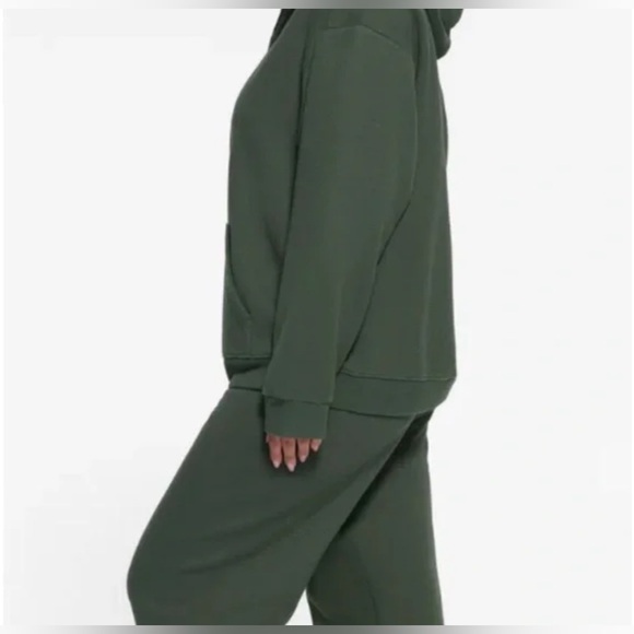 SKIMS vintage fleece oversized zip up hoodie CYPRESS, brand new with tags, Large - Picture 3 of 8